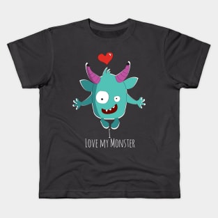 I Love my Monster Kids T-Shirt